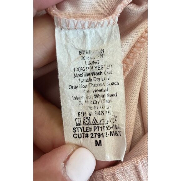 Alter'd State Flowing Elastic Waistband Shorts Blush Pink Size Medium - Picture 4 of 6